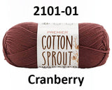 Premier Cotton Sprout Worsted - 100 g or 85 g
