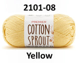 Premier Cotton Sprout Worsted - 100 g or 85 g