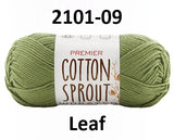 Premier Cotton Sprout Worsted - 100 g or 85 g