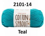 Premier Cotton Sprout Worsted - 100 g or 85 g
