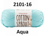 Premier Cotton Sprout Worsted - 100 g or 85 g