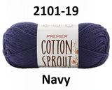 Premier Cotton Sprout Worsted - 100 g or 85 g
