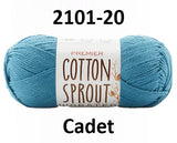 Premier Cotton Sprout Worsted - 100 g or 85 g