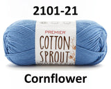Premier Cotton Sprout Worsted - 100 g or 85 g