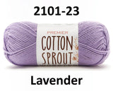 Premier Cotton Sprout Worsted - 100 g or 85 g