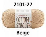 Premier Cotton Sprout Worsted - 100 g or 85 g