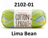 Premier Cotton Sprout Worsted - 100 g or 85 g