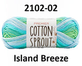 Premier Cotton Sprout Worsted - 100 g or 85 g
