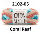 Premier Cotton Sprout Worsted - 100 g or 85 g