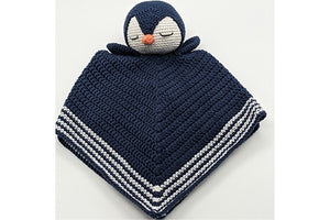 4. Oreo the penguin - comfort blanket for babies (security blanket)