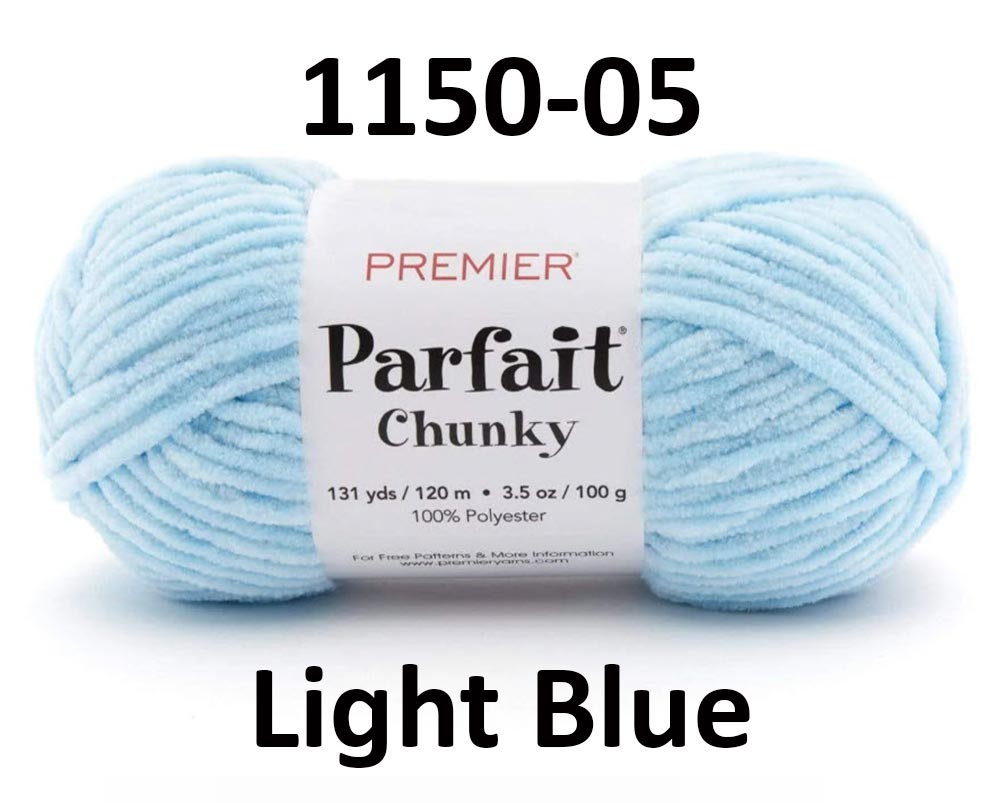 Premier Parfait Chunky Light Blue 1150-05 131 Yds 3.5 Oz. Super