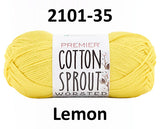 Premier Cotton Sprout Worsted - 100 g ou 85 g