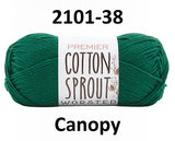 Premier Cotton Sprout Worsted - 100 g ou 85 g