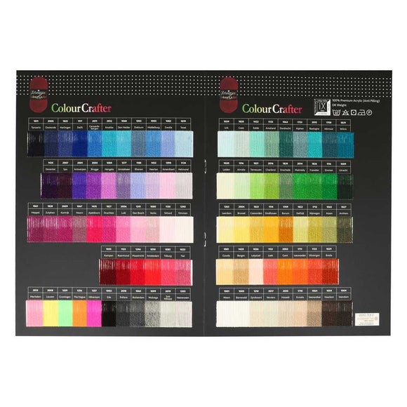 Scheepjes Colour Crafter - Échantillon des couleurs (nuancier)