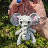 Elephant the keychain, decoration for bag