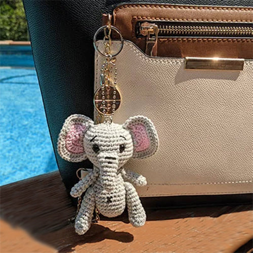Elephant the keychain, decoration for bag